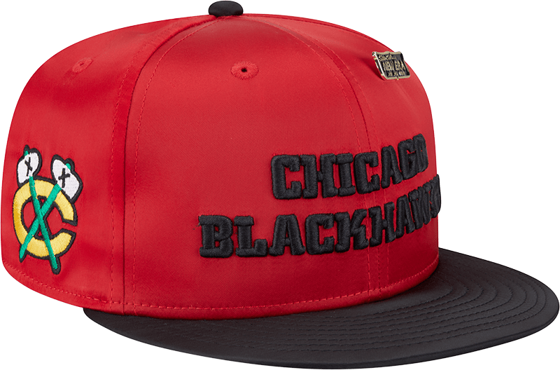 Chicago Blackhawks Spring Satin 59FIFTY Fitted Hat