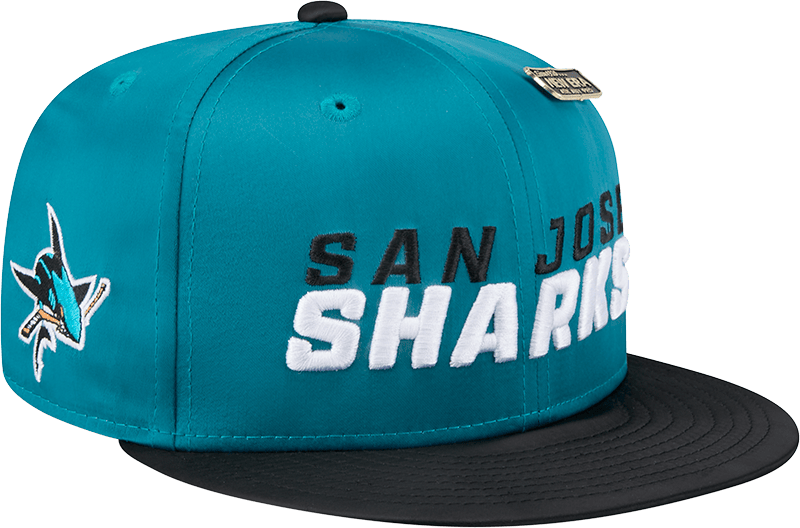 San Jose Sharks Spring Satin 59FIFTY Fitted Hat