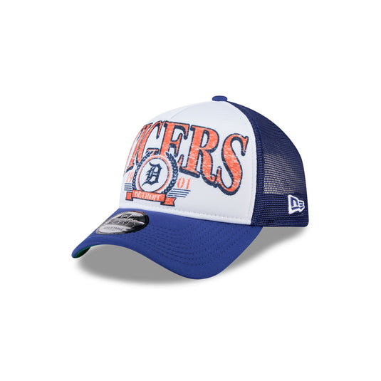 Detroit Tigers Distressed 9FORTY A-Frame Trucker Hat - New Era Cap