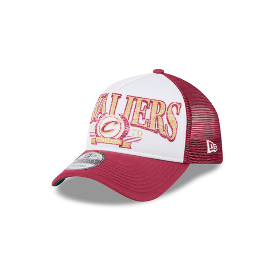 Cleveland Cavaliers Distressed 9FORTY A-Frame Trucker Hat - New Era Cap