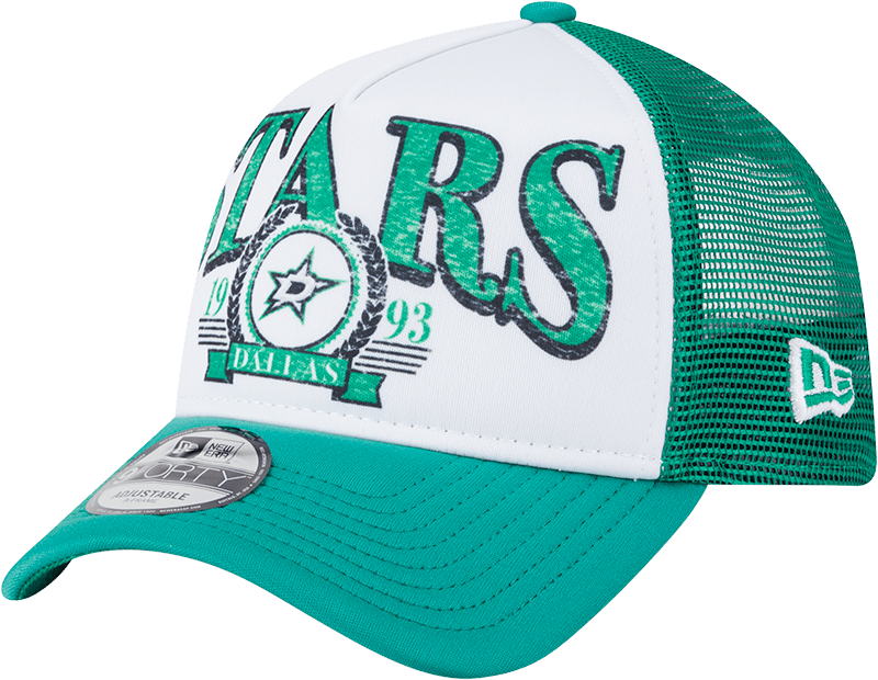 Dallas Stars Distressed 9FORTY A-Frame Trucker Hat