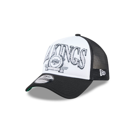 Los Angeles Kings Distressed 9FORTY A-Frame Trucker Hat - New Era Cap