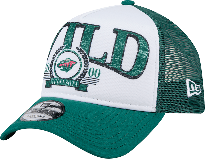 Minnesota Wild Distressed 9FORTY A-Frame Trucker Hat