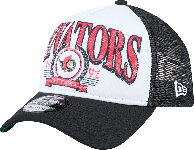 Ottawa Senators Distressed 9FORTY A-Frame Trucker Hat