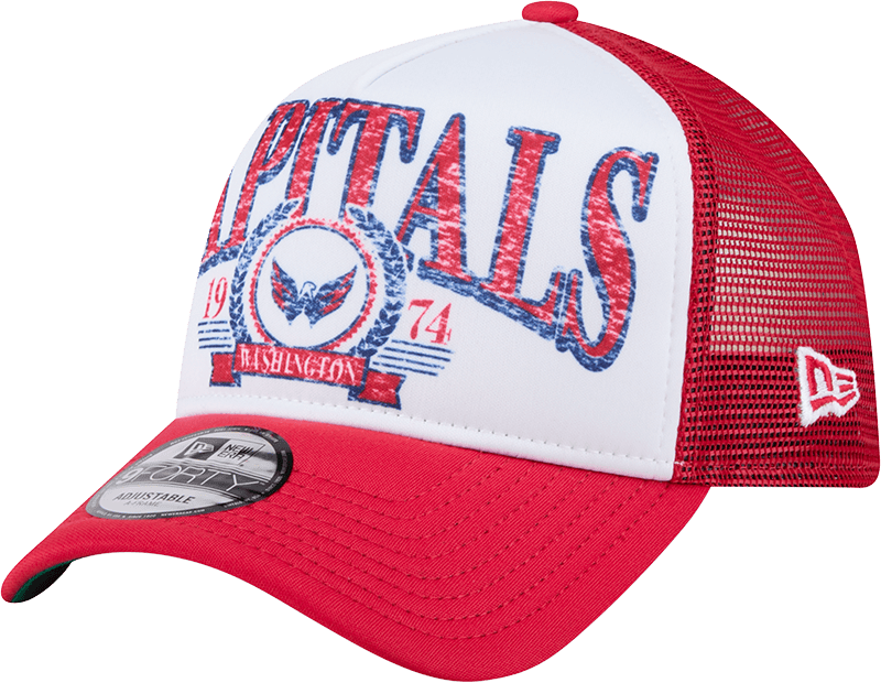 Washington Capitals Distressed 9FORTY A-Frame Trucker Hat