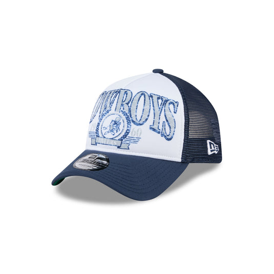 Dallas Cowboys Distressed 9FORTY A-Frame Trucker Hat - New Era Cap