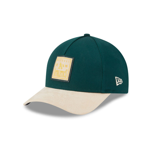 Athletics Suede Patch 9FORTY M-Crown A-Frame Adjustable Hat - New Era Cap
