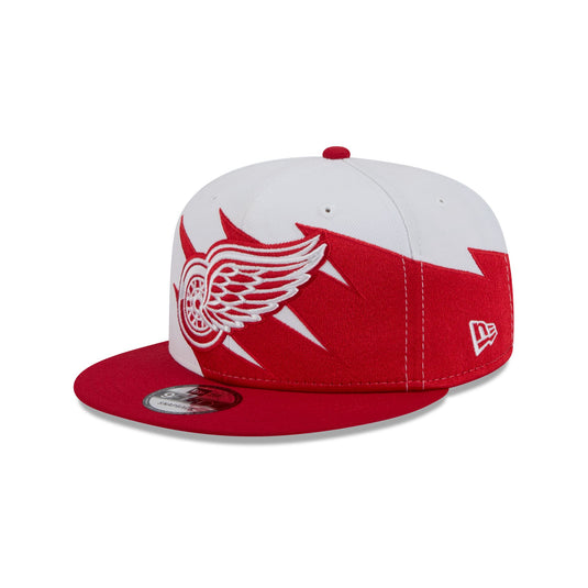 Detroit Red Wings Jagged 9FIFTY Snapback Hat - New Era Cap