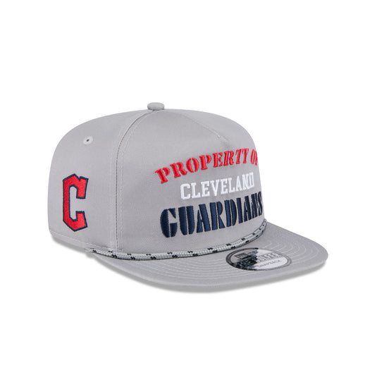 Cleveland Guardians Vintage Gray Rope Golfer Hat - New Era Cap