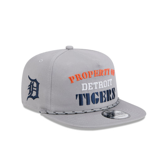 Detroit Tigers Vintage Gray Rope Golfer Hat - New Era Cap