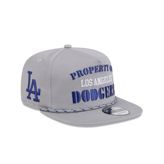 Los Angeles Dodgers Vintage Gray Rope Golfer Hat - New Era Cap