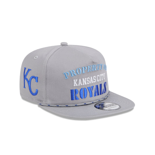 Kansas City Royals Vintage Gray Rope Golfer Hat - New Era Cap