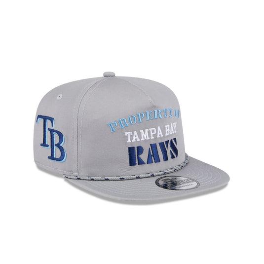 Tampa Bay Rays Vintage Gray Rope Golfer Hat - New Era Cap