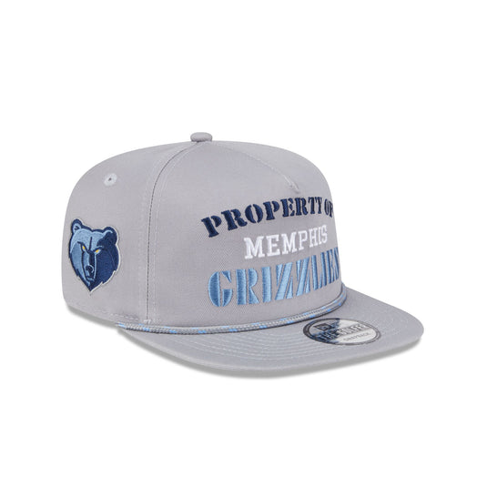 Memphis Grizzlies Vintage Gray Rope Golfer Hat - New Era Cap