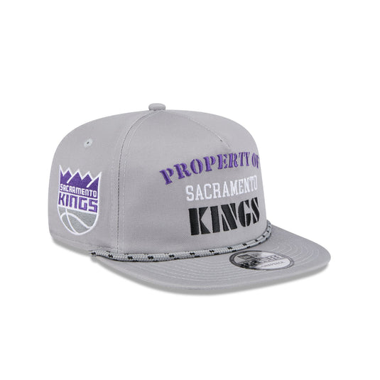 Sacramento Kings Vintage Gray Rope Golfer Hat - New Era Cap