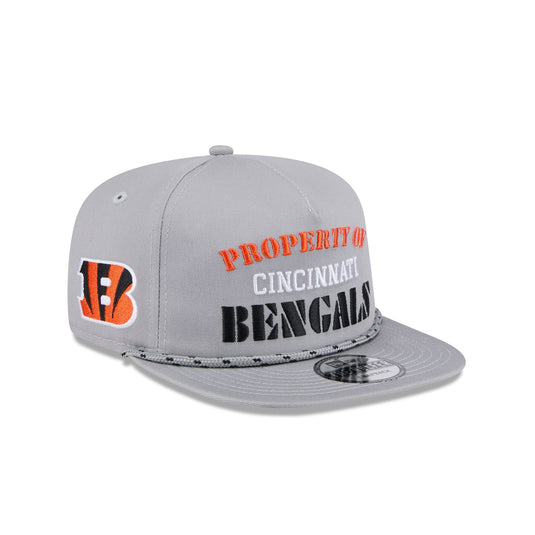 Cincinnati Bengals Vintage Gray Rope Golfer Hat - New Era Cap