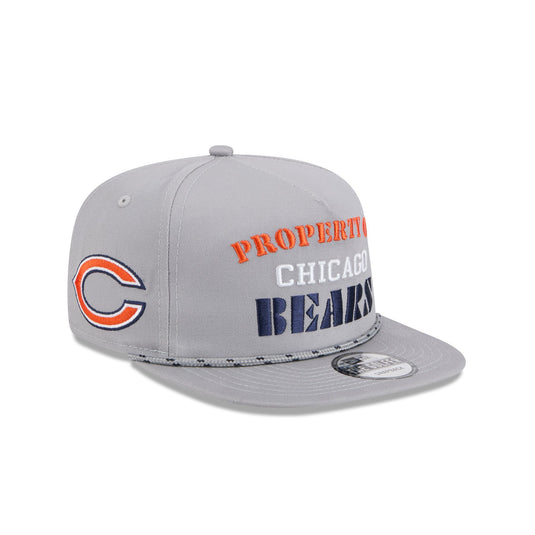 Chicago Bears Vintage Gray Rope Golfer Hat - New Era Cap