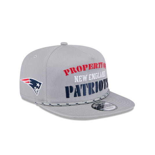New England Patriots Vintage Gray Rope Golfer Hat - New Era Cap