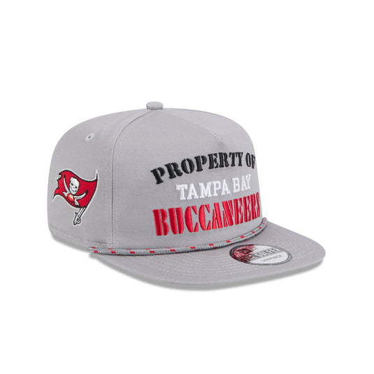 Tampa Bay Buccaneers Vintage Gray Rope Golfer Hat - New Era Cap