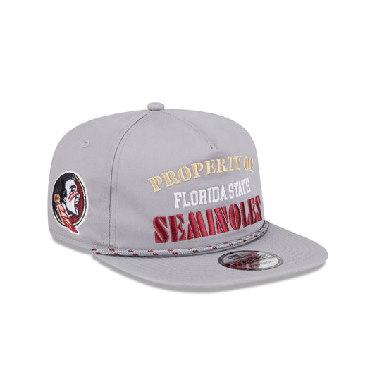 Florida State Seminoles Vintage Gray Rope Golfer Hat - New Era Cap