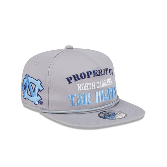 North Carolina Tar Heels Vintage Gray Rope Golfer Hat - New Era Cap