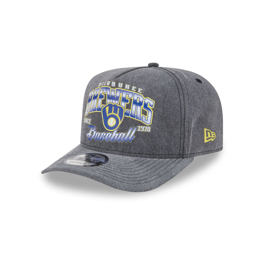 Milwaukee Brewers Washed 9FIFTY A-Frame Snapback Hat - New Era Cap