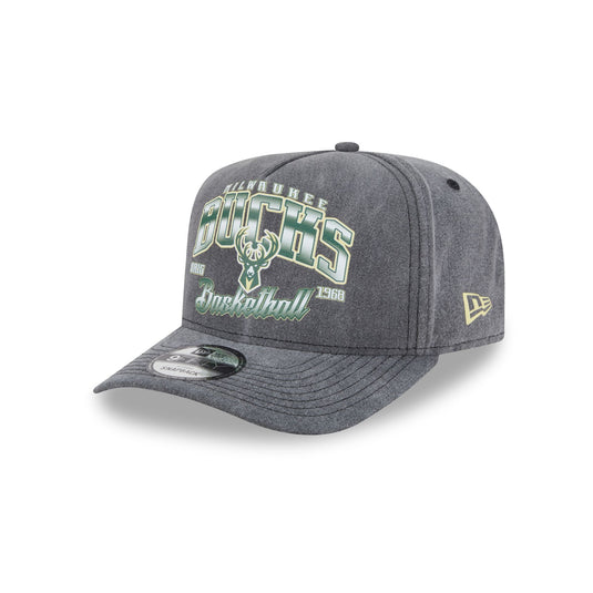 Milwaukee Bucks Washed 9FIFTY A-Frame Snapback Hat - New Era Cap