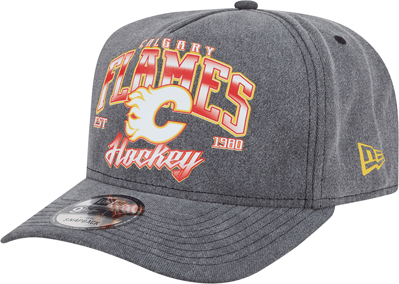 Calgary Flames Washed 9FIFTY A-Frame Snapback Hat