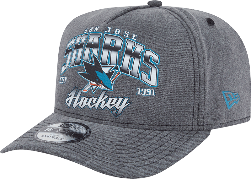 San Jose Sharks Washed 9FIFTY A-Frame Snapback Hat
