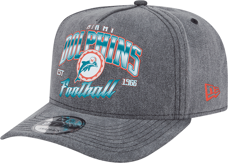 Miami Dolphins Washed 9FIFTY A-Frame Snapback Hat
