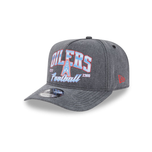 Oilers Washed 9FIFTY A-Frame Snapback Hat - New Era Cap