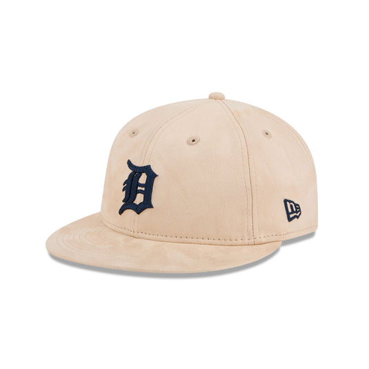 Detroit Tigers Stone Suede Retro Crown 9FIFTY Snapback Hat - New Era Cap