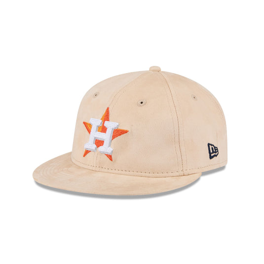 Houston Astros Stone Suede Retro Crown 9FIFTY Snapback Hat - New Era Cap