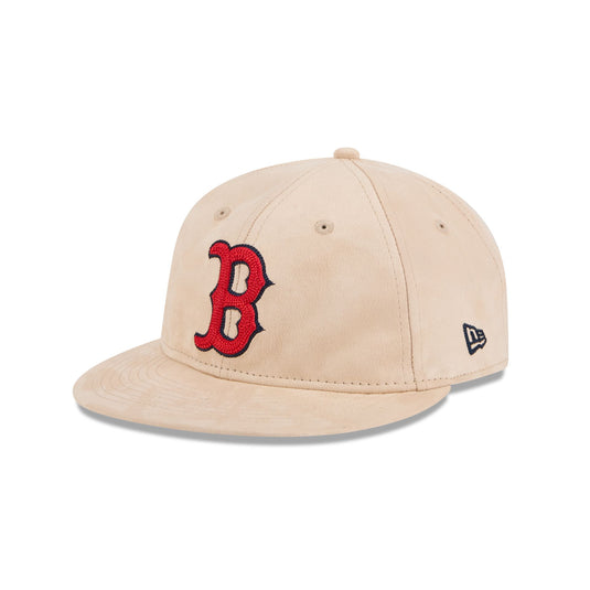 Boston Red Sox Stone Suede Retro Crown 9FIFTY Snapback Hat - New Era Cap