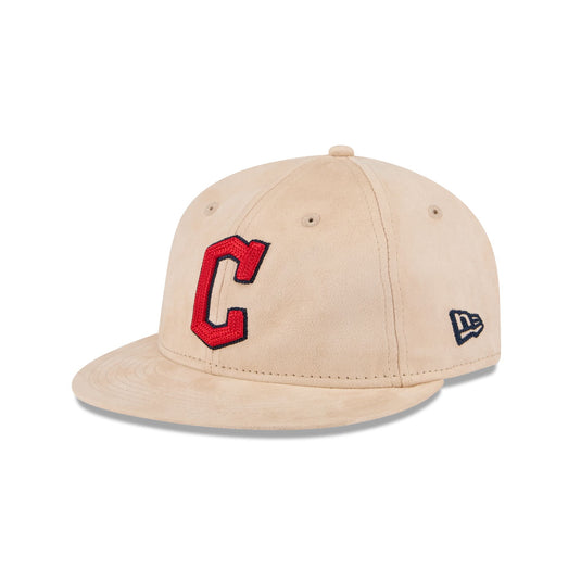 Cleveland Guardians Stone Suede Retro Crown 9FIFTY Snapback Hat - New Era Cap