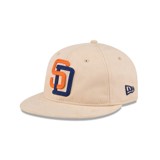 San Diego Padres Stone Suede Retro Crown 9FIFTY Snapback Hat - New Era Cap
