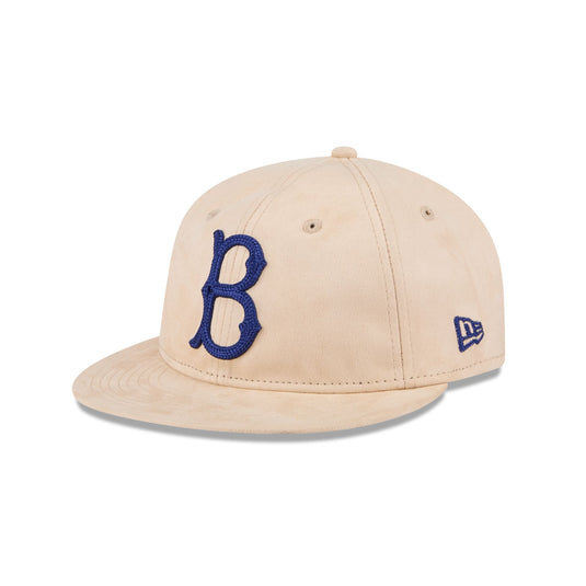 Brooklyn Dodgers Stone Suede Retro Crown 9FIFTY Snapback Hat - New Era Cap
