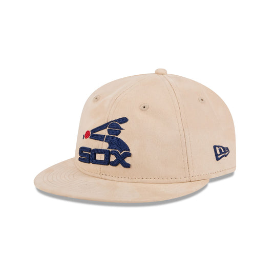 Chicago White Sox Stone Suede Retro Crown 9FIFTY Snapback Hat - New Era Cap