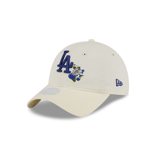 Los Angeles Dodgers Women's Floral Stitch 9TWENTY Adjustable Hat - New Era Cap