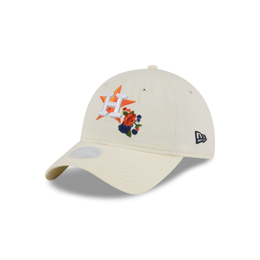 Houston Astros Women's Floral Stitch 9TWENTY Adjustable Hat - New Era Cap
