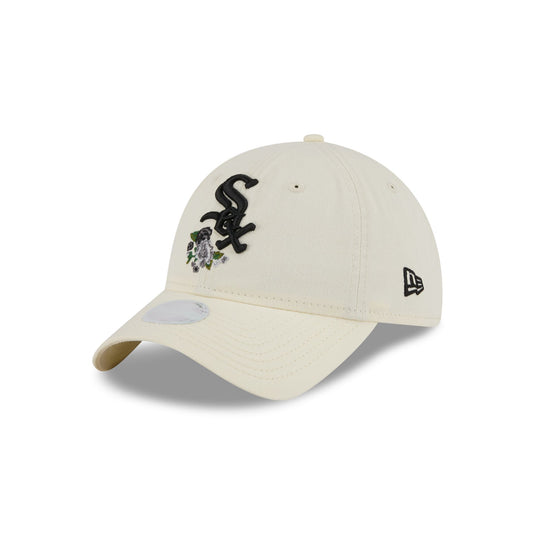 Chicago White Sox Women's Floral Stitch 9TWENTY Adjustable Hat - New Era Cap