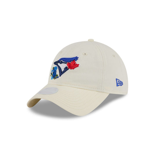 Toronto Blue Jays Women's Floral Stitch 9TWENTY Adjustable Hat - New Era Cap