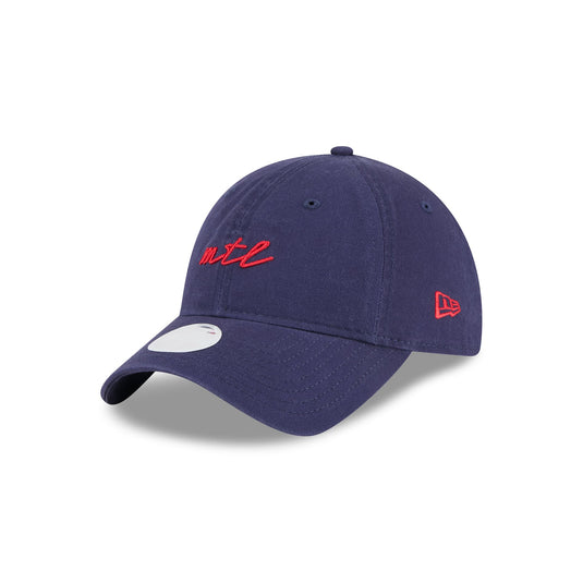 Montreal Canadiens Women's Script 9TWENTY Adjustable Hat - New Era Cap