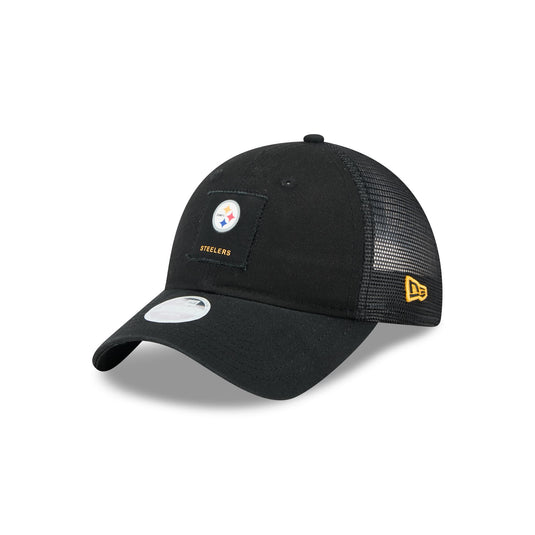 Pittsburgh Steelers Women's Square Stitch 9TWENTY Trucker Hat - New Era Cap