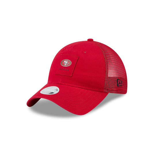 San Francisco 49ers Women's Square Stitch 9TWENTY Trucker Hat - New Era Cap