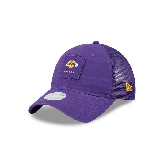 Los Angeles Lakers Women's Square Stitch 9TWENTY Trucker Hat - New Era Cap