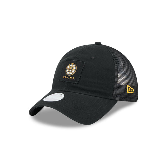 Boston Bruins Women's Square Stitch 9TWENTY Trucker Hat - New Era Cap