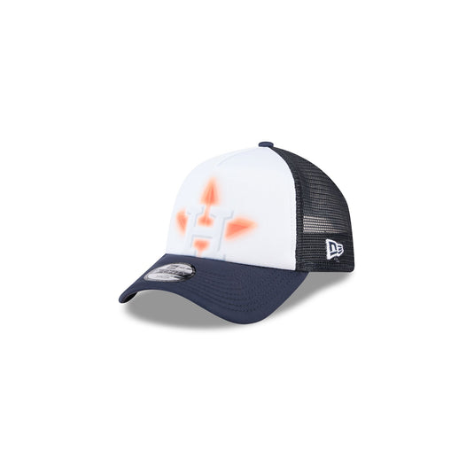 Houston Astros Kids Painted 9FORTY A-Frame Trucker Hat - New Era Cap