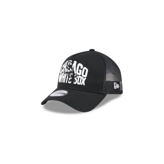 Chicago White Sox Kids Chalk 9FORTY A-Frame Trucker Hat - New Era Cap