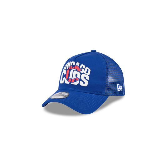 Chicago Cubs Kids Chalk 9FORTY A-Frame Trucker Hat - New Era Cap